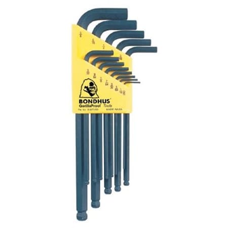 Bondhus Bondhus 116-10937 Blx 13 .050-3-8 Ball-Driver L-Wrench 13 Pc Wrenc 116-10937